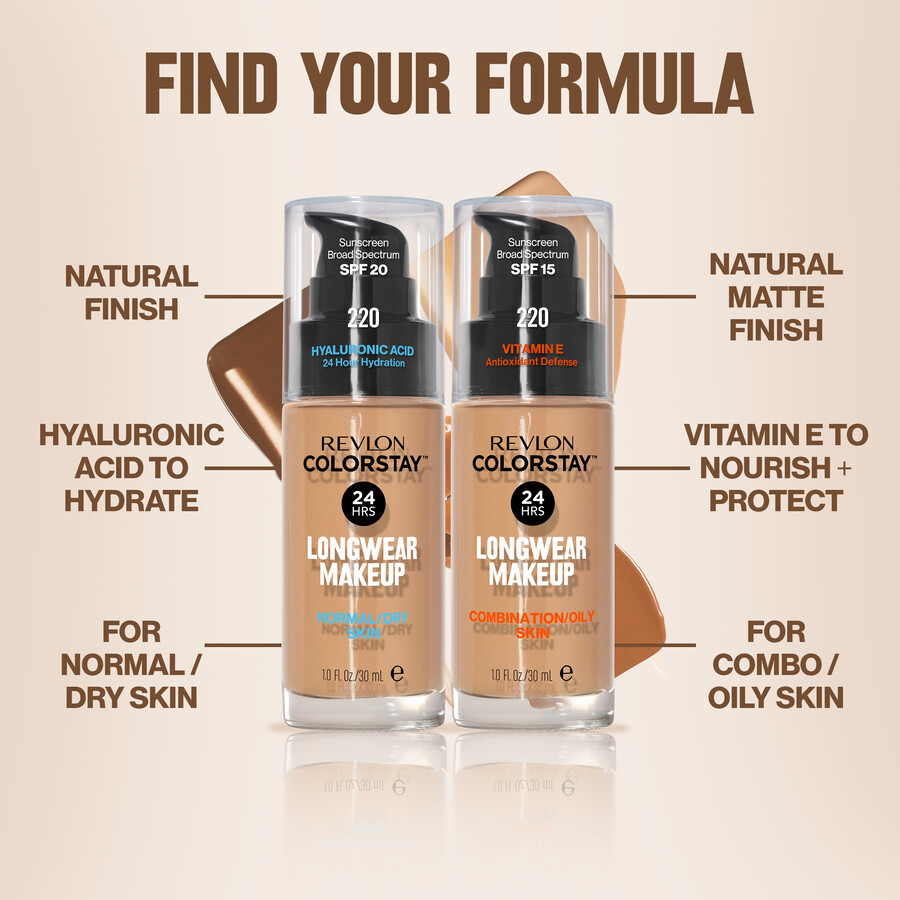 colorstay longwear makeup spf 15