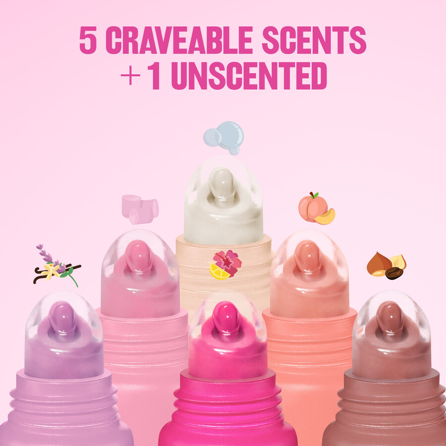 schimmernder lippenbalsam maske