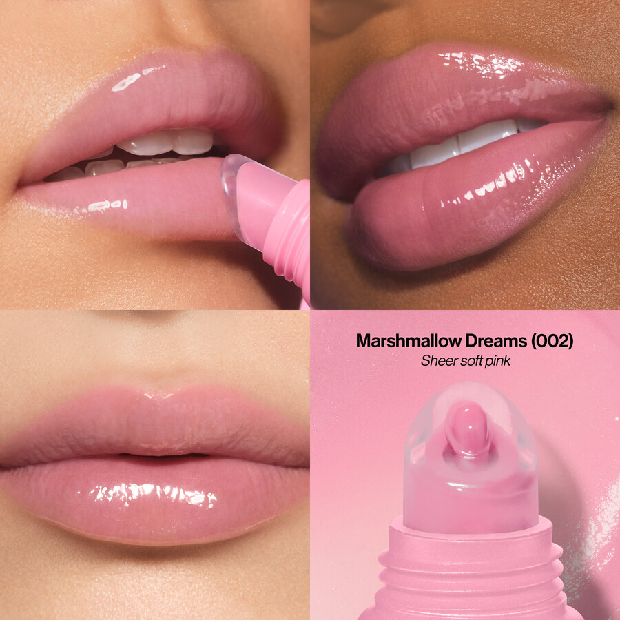 schimmernder lippenbalsam maske