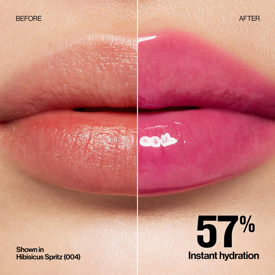 schimmernder lippenbalsam maske
