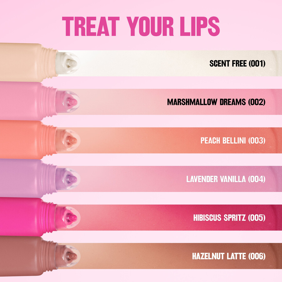 schimmernder lippenbalsam maske