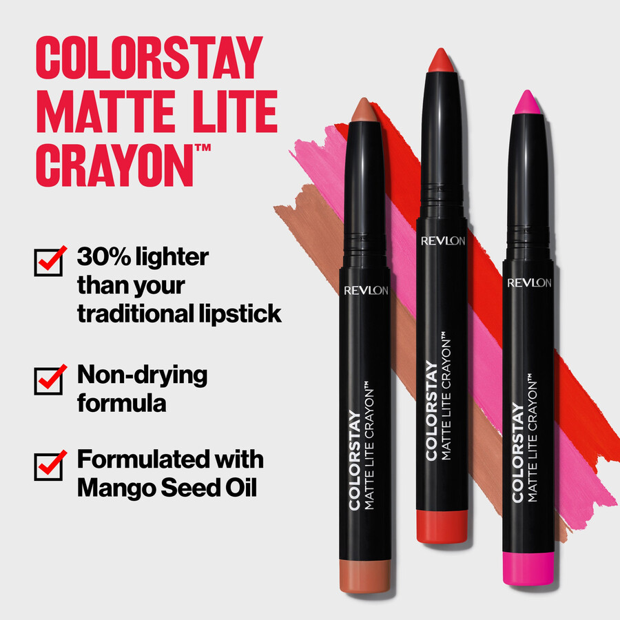 colorstay matte lite crayon lippenstift